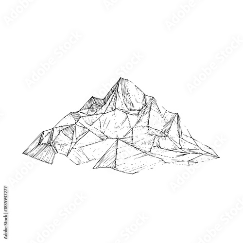 Sketch of a happy robot with square body and head and antenna on top and wavy arms and legs design drawing art 100