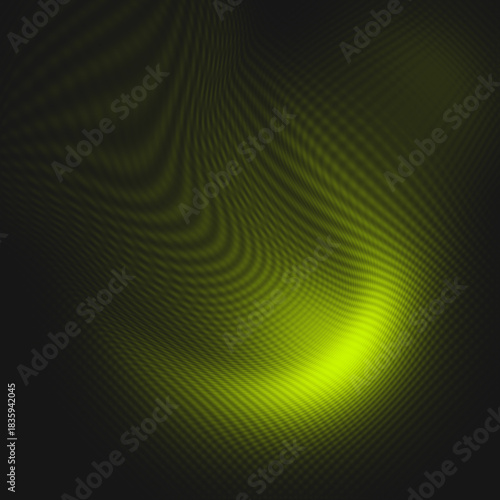 background abstract wave of luminous dots