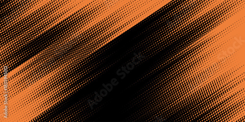 orange black brush Car sticker wrap pattern banner abstract sporty lines black orange. eps 10