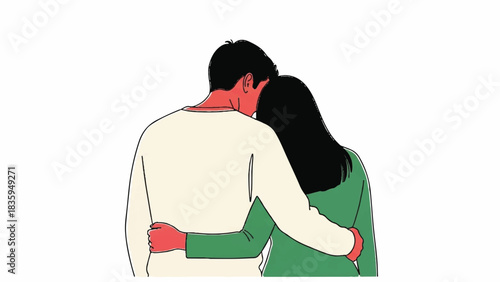 Couple embracing, depicting love, connection, and shared moments between two people