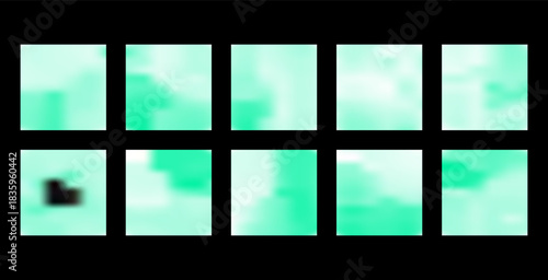 Abstract defocused background Set, A blurry image of a colorful object with a blurry background Set