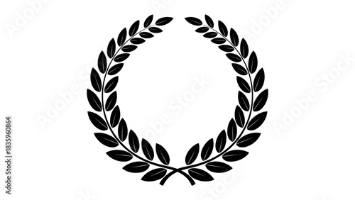Laurel Wreath: A classic laurel wreath, symbol of victory and honor.