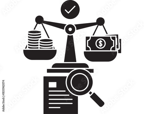 Audit your financial health with a clear balance sheet showing assets and liabilities for a successful investment strategy with legal documentation and compliance