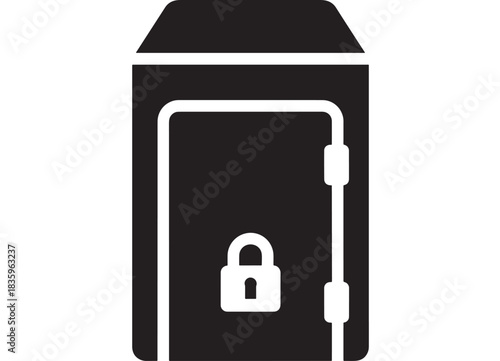 Secure your data with a locked safe, a symbol of protection and privacy for sensitive information, promising confidentiality and peace of mind in the digital age