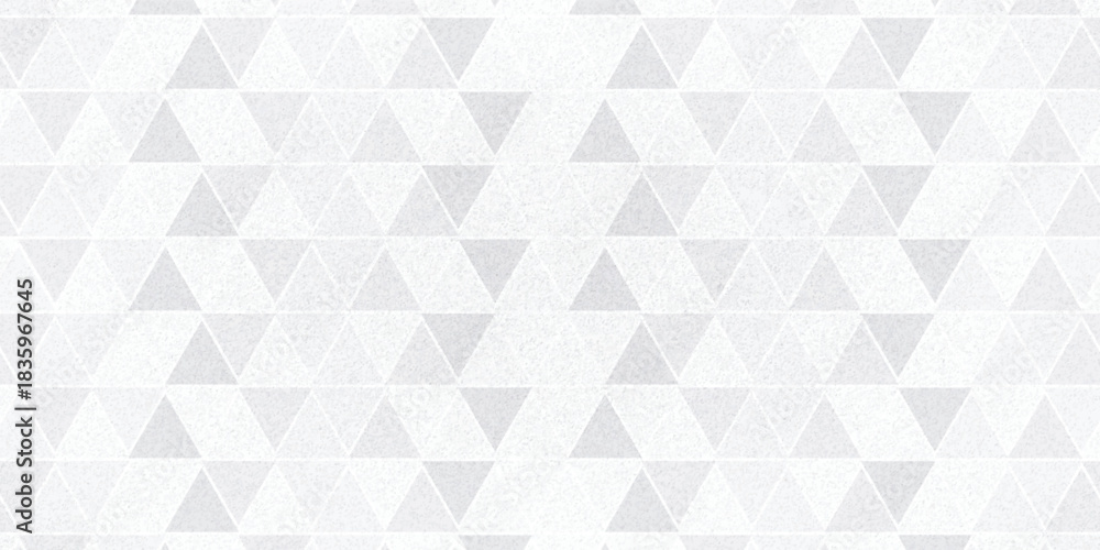 Obraz premium Abstract retro pattern of triangle shapes. White triangle mosaic background. Geometric hipster background vector illustration.