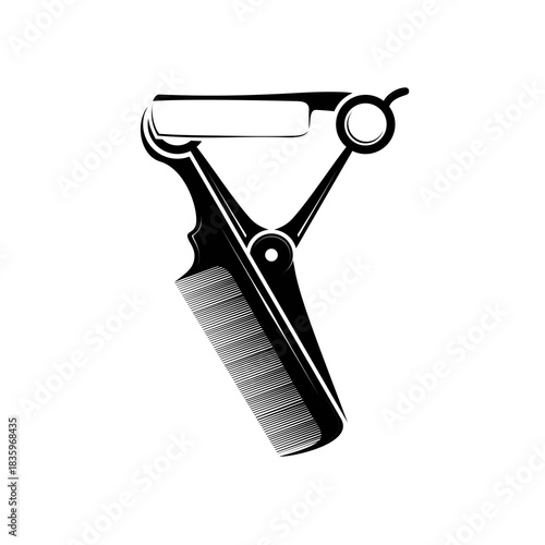hair clipper comb and scissors, hair clipper comb