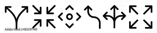 icon Arrows Line