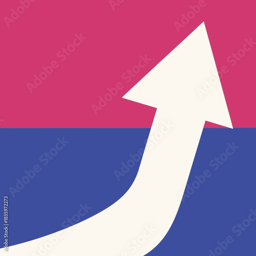 Upward Trajectory - A Symbol of Growth and Progress.