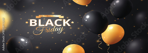 Black Friday Poster vector illustration