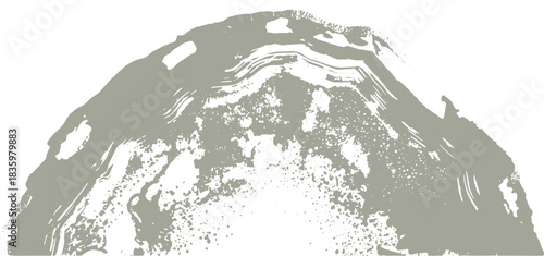 grunge ink splash arc texture