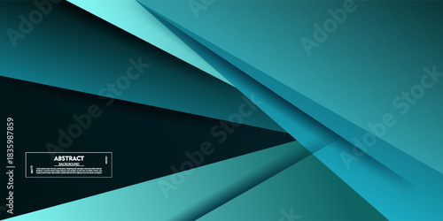 Abstract background of overlapping green triangles. Trendy triangle shadow pattern design. Vector eps10.