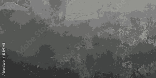 Abstract grayscale image depicting blurred trees and a dark moody atmosphere