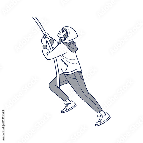 Offset Shadow Duplicate Character