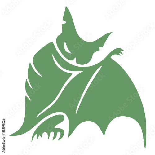 Stylized Bat Illustration