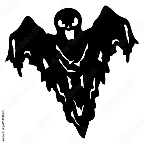Scary Ghost Silhouette