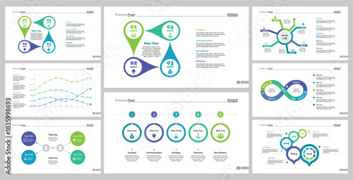 Eight Finance Slide Templates Set