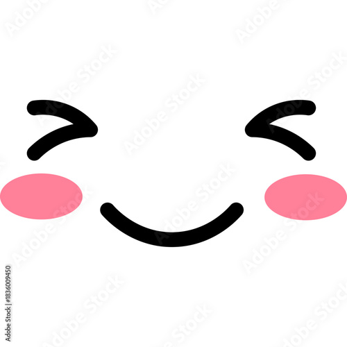 Cute Cartoon Character Face