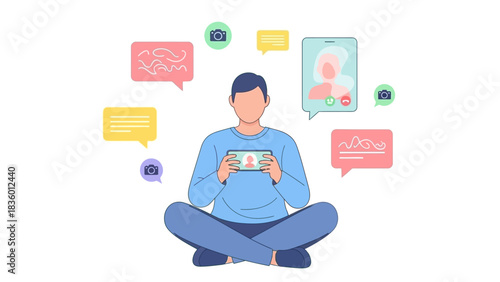 Stay connected with friends and family using video chat apps on your phone from anywhere, perfect for modern lifestyle and professional communication