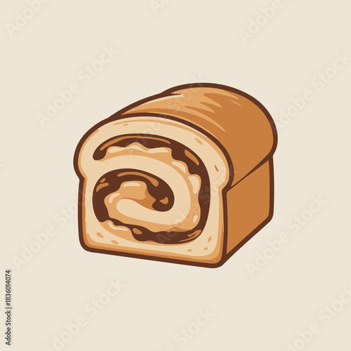 loaf of bread with butter