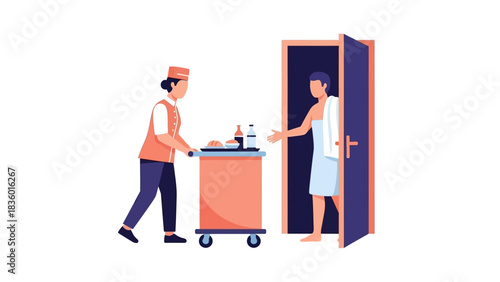 Enjoy VIP treatment with room service bringing beverages and food to your hotel room, offering ultimate relaxation and convenience during your luxury vacation