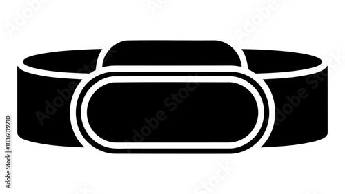 Fitness tracker icon, symbolizing health, activity, and modern wearable technology for tracking workouts and wellness go