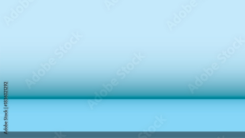 Blue product display background minimalist gradient modern clean empty abstract horizontal calm smooth perfect for advertising product showcase or presentation evokes peaceful mood