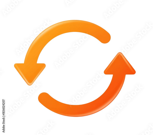 Orange and yellow circular arrows icon transparent background cutout png Free Download Orange and yellow circular arrows icon transparent background cutout png - GFXLoad