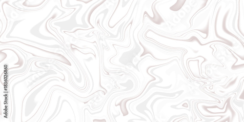 Abstract Elegant Gold White Marble Texture Background. White gray liquid acrylic or marble texture. Abstract background with curved stripes or chaotic lines.  ink backdrop with wavy pattern. 
