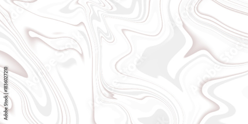 Abstract Elegant Gold White Marble Texture Background. White gray liquid acrylic or marble texture. Abstract background with curved stripes or chaotic lines.  ink backdrop with wavy pattern. 
