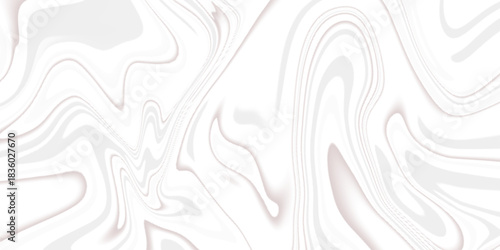 Abstract Elegant Gold White Marble Texture Background. White gray liquid acrylic or marble texture. Abstract background with curved stripes or chaotic lines.  ink backdrop with wavy pattern. 
