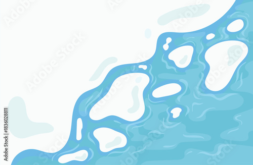 Ice poles background landscape, winter, nature artic