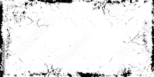 Distressed Grunge Border Texture With Ink Splatter and dusty old stained scary scratched stains, Scratch, Vintage grunge border Frame Design For Creative Backgrounds.