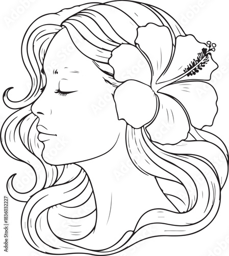 Woman Face SVG, Fashion Silhouette Cut Files PNG, cinderella fairygodmother svg