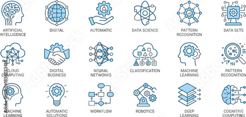 Healthcare and Hospital Icon Set, Doctor, Nurse, Patient, IV Bag, X-Ray, Stethoscope, Virus, and Ambulance Symbols for Medical Care and Health Insurance