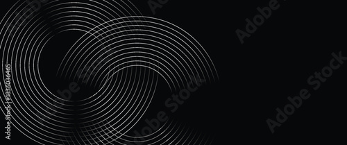 Abstract Particle Technology Background Design. Abstract wave moving point flow particles, high tech background design for brochure, flyer, magazine, business card, banner. Vector