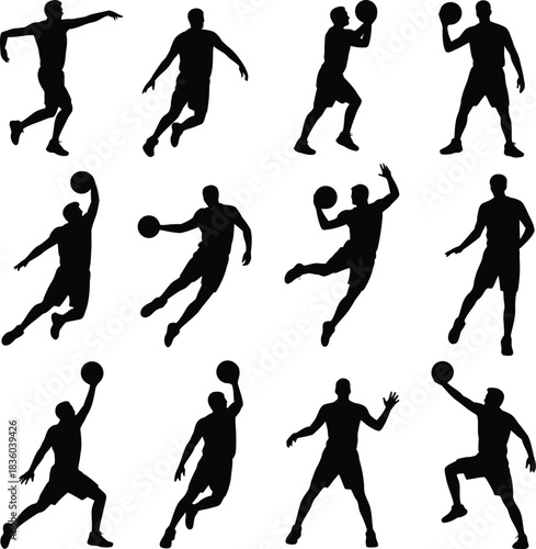 Pointer hand cursor icons set for web design and user interface isolated on white background, illustration