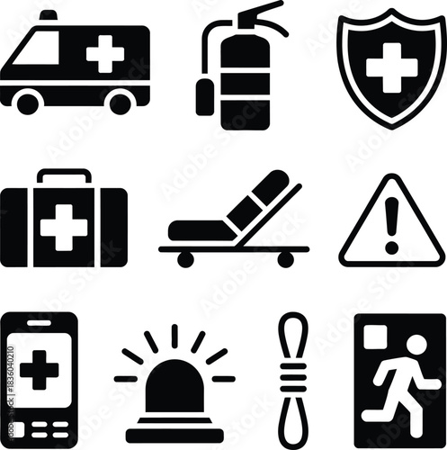 Baby silhouettes in various poses, representing growth development. isolated on white background, illustration