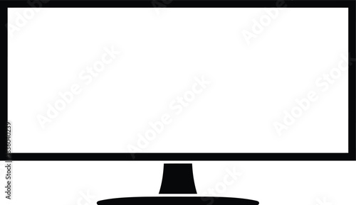 Female professional analyzing data charts on laptop at office isolated on white background, illustration