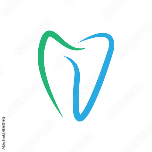 tooth logo vector, tooth icon vector illustration, vector tooth icon