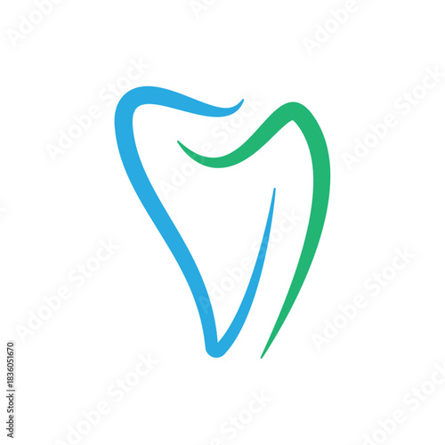 tooth logo vector, tooth icon vector illustration, vector tooth icon