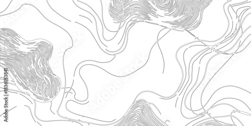 Silhouette or line art or sketch art of geometric line patterns with various geometric stripes.	