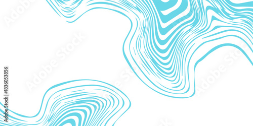 Abstract Optical Art Aqua Wave. Dynamic Fluid Pattern Background Design. Modern creative trendy design in vector illustration