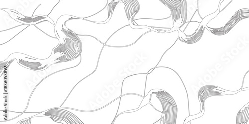 abstract background with white lines or vector silhouette of abstract various geometric lines patterns.