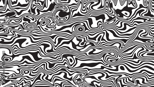 Monochrome abstract liquid ripple wave pattern texture background