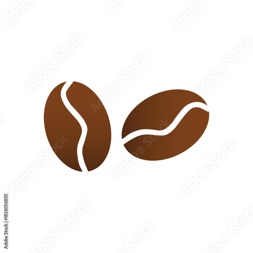 Two richly roasted coffee beans, symbolizing the essence of a morning beverage, offering an aromatic experience and the invigorating energy needed for a fresh start