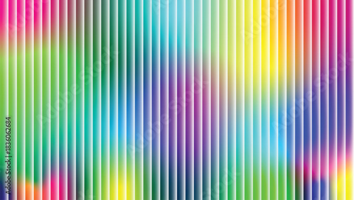 Abstract colorful vertical gradient striped background pattern