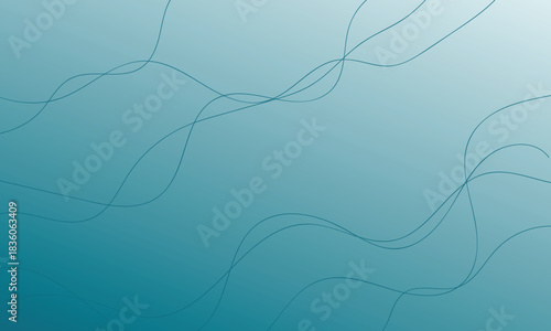 Elegant turquoise wave pattern creating calm modern backdrop for professional websites, branding, or social media marketing with a soothing aesthetic