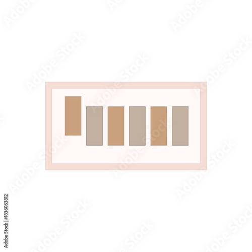 Colorful icon for customizable panels