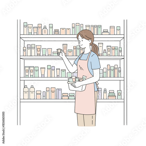 pharmacist at work