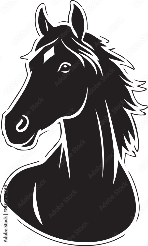 Fototapeta premium horse vector illustration